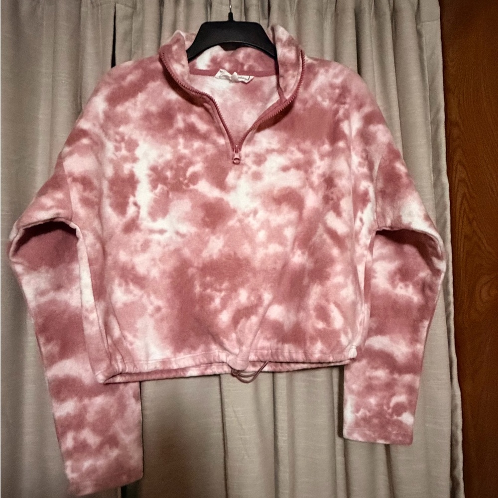 Pink Tie-Dye Women's Sweater